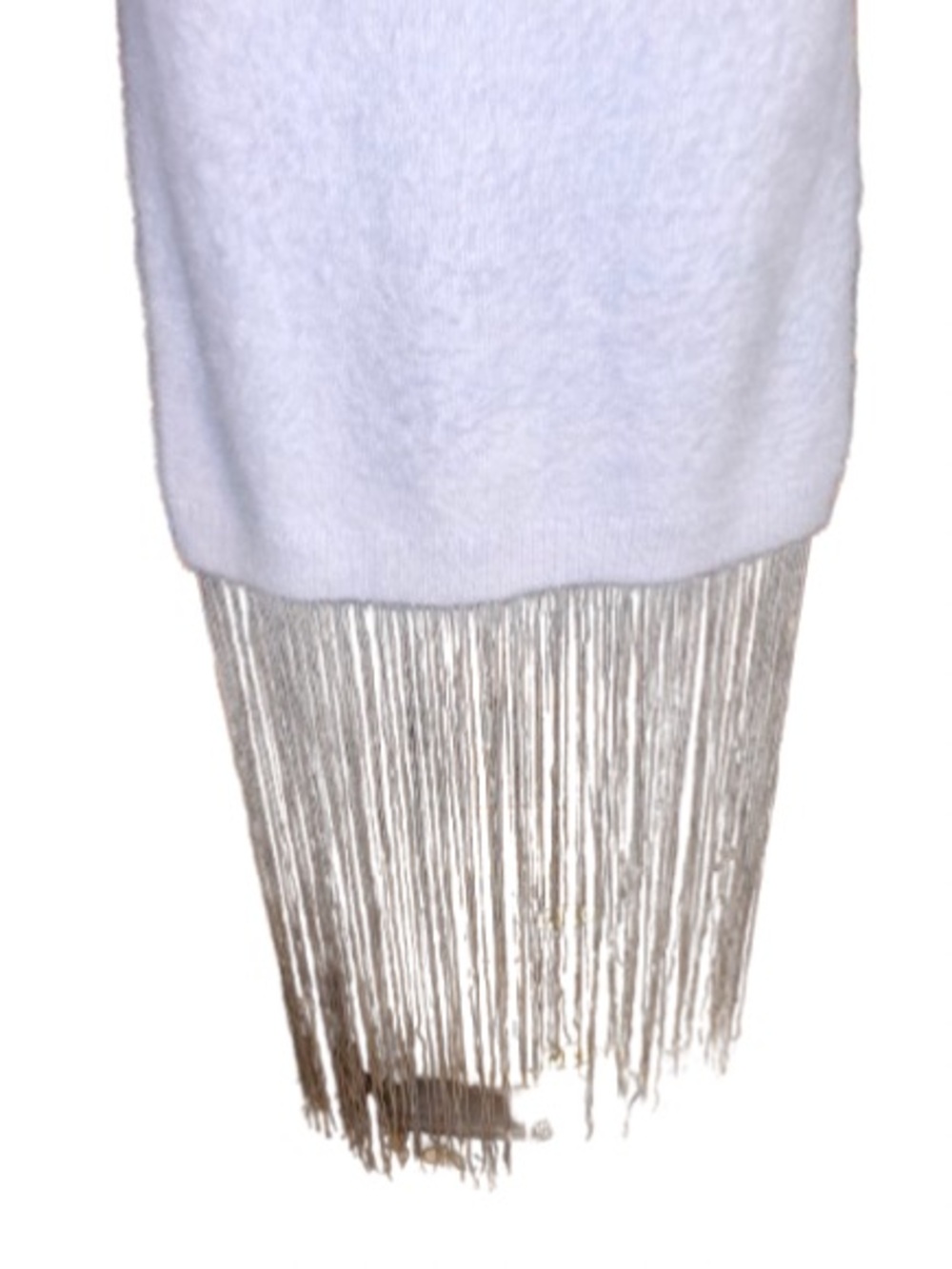 By Anthropologie Fringe-Trim Sweater Dress xs soft women’s violet purple - Picture 3 of 13